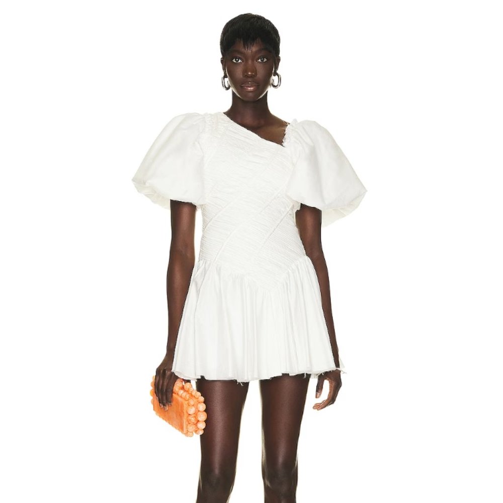 Aje White Mini Dress